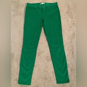 Green Madewell corduroy pants! 31x32